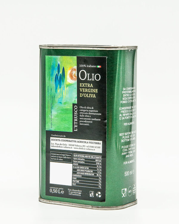 Olio Extra vergine di oliva - Latta 0.50Lt