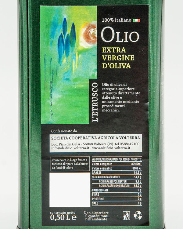 Olio Extra vergine di oliva - Latta 0.50Lt