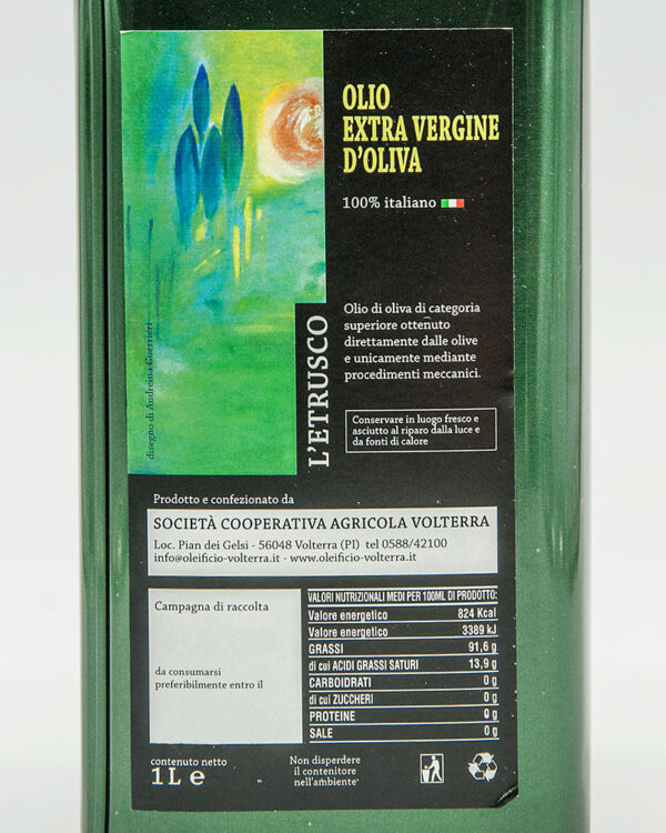 Olio Extra vergine di oliva - Latta 1Lt